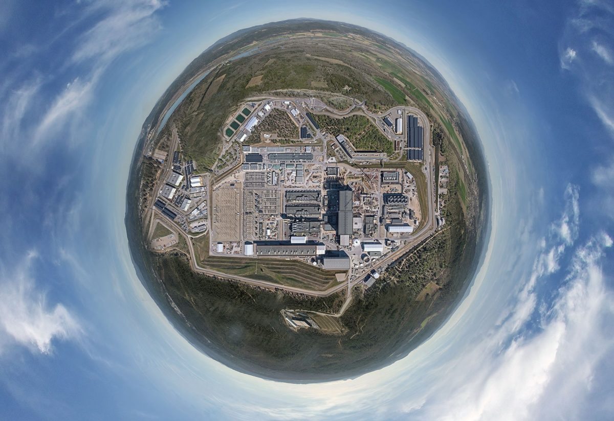 ITER from the sky © ITER Organization/EJF Riche